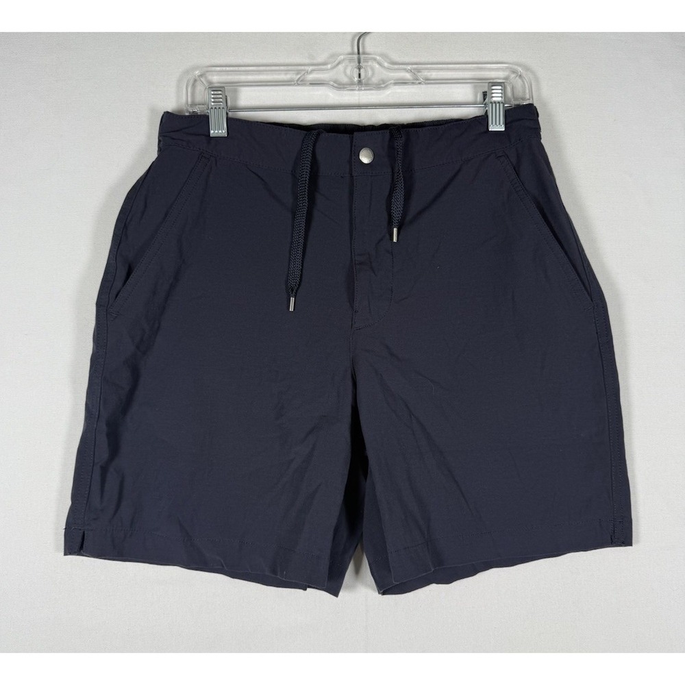 Buck Mason Deck Shorts Mens 31 Hybrid Drawcord 6" Water Repellent Blue/Gray